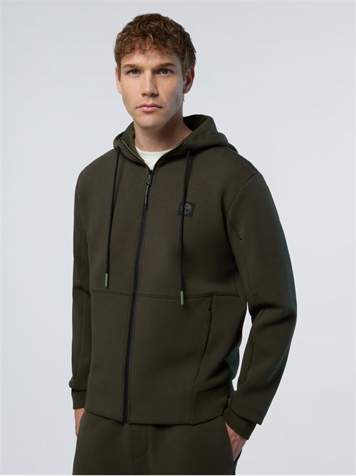 HOODED FULL ZIP SWEATSHIRT W/LOGO NORTH SAILS | 691267/440